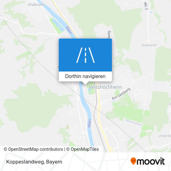 Koppeslandweg Karte