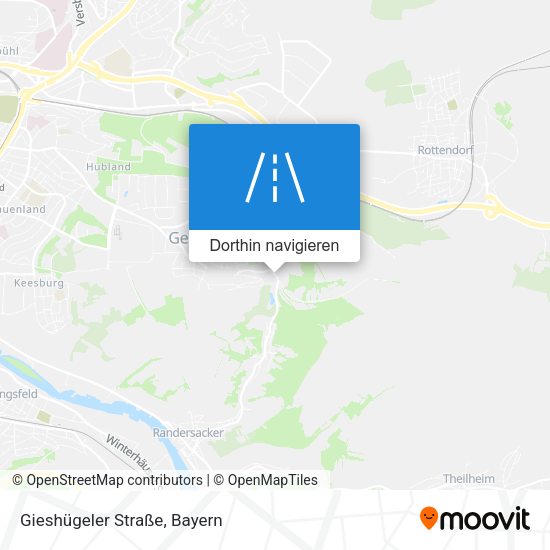 Gieshügeler Straße Karte