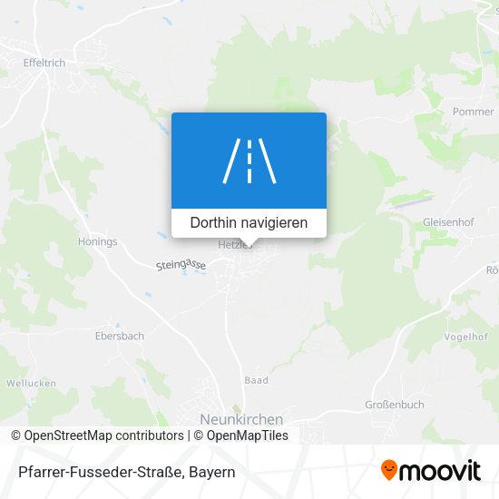 Pfarrer-Fusseder-Straße Karte