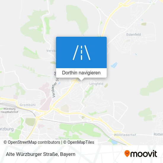 Alte Würzburger Straße Karte