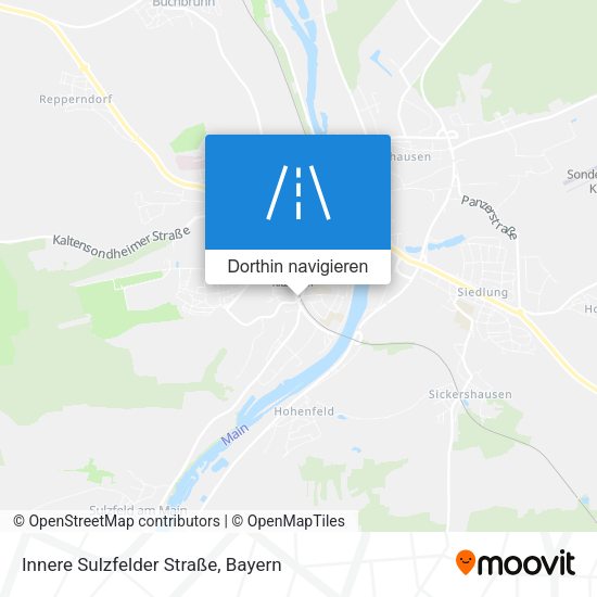 Innere Sulzfelder Straße Karte