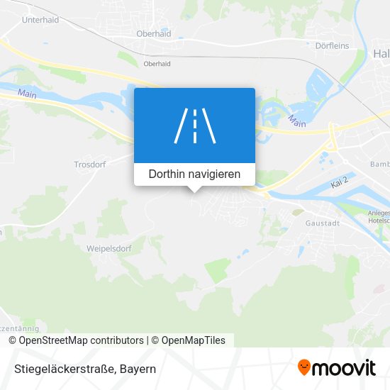 Stiegeläckerstraße Karte
