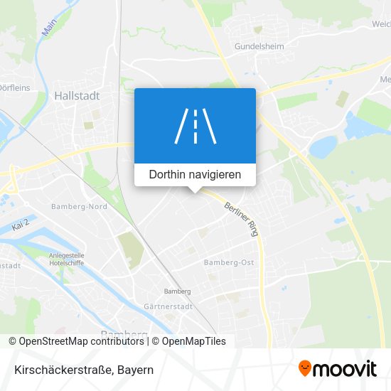 Kirschäckerstraße Karte