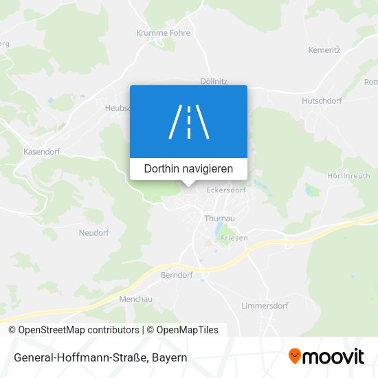 General-Hoffmann-Straße Karte