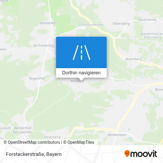 Forstackerstraße Karte