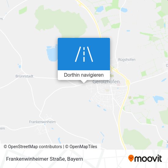 Frankenwinheimer Straße Karte
