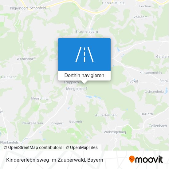 Kindererlebnisweg Im Zauberwald Karte