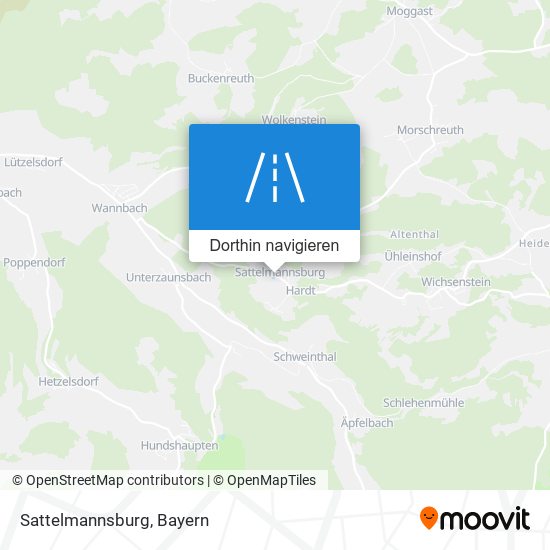 Sattelmannsburg Karte