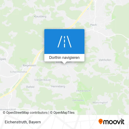 Eichenstruth Karte