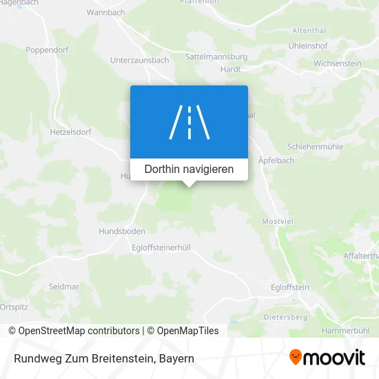 Rundweg Zum Breitenstein Karte