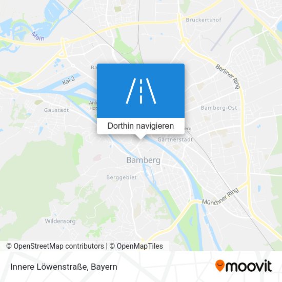 Innere Löwenstraße Karte