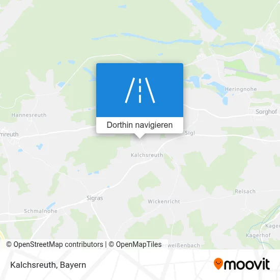 Kalchsreuth Karte