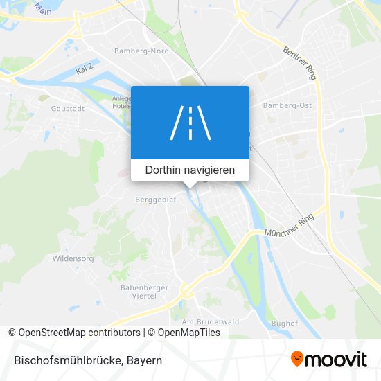 Bischofsmühlbrücke Karte