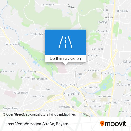 Hans-Von-Wolzogen-Straße Karte
