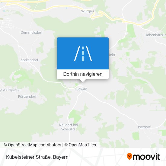 Kübelsteiner Straße Karte