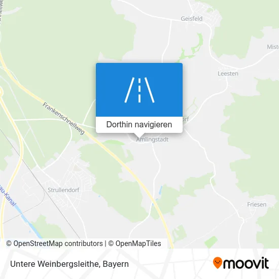 Untere Weinbergsleithe Karte