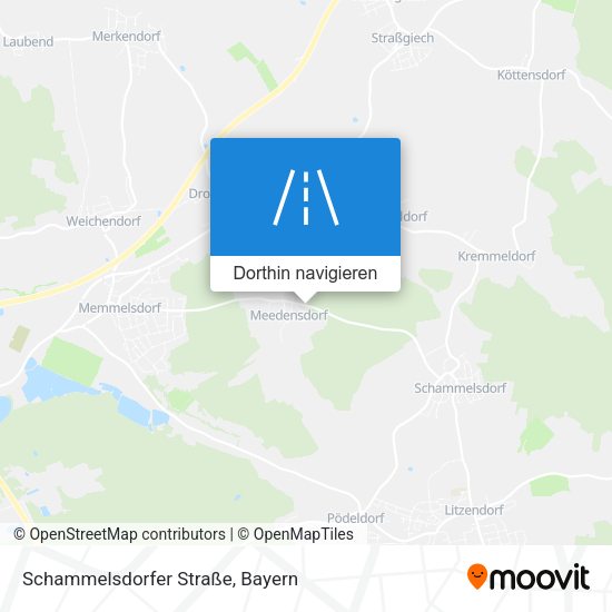 Schammelsdorfer Straße Karte