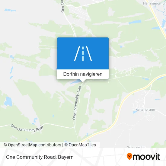 One Community Road Karte