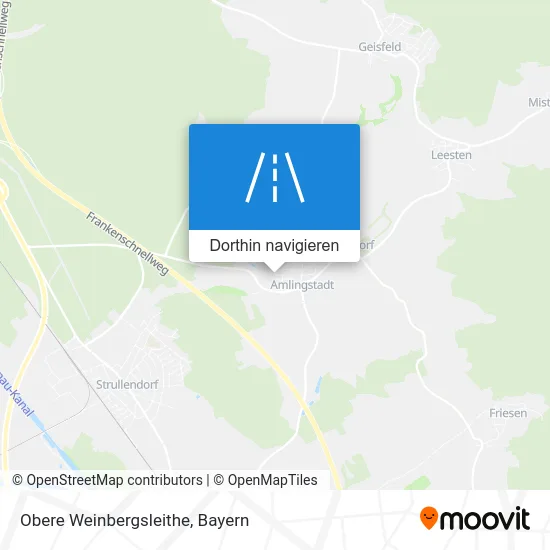 Obere Weinbergsleithe Karte