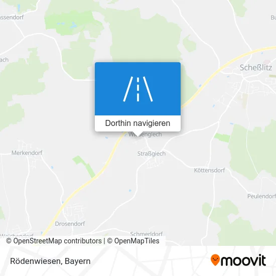 Rödenwiesen Karte