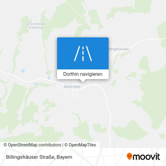 Billingshäuser Straße Karte
