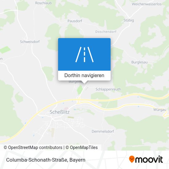 Columba-Schonath-Straße Karte