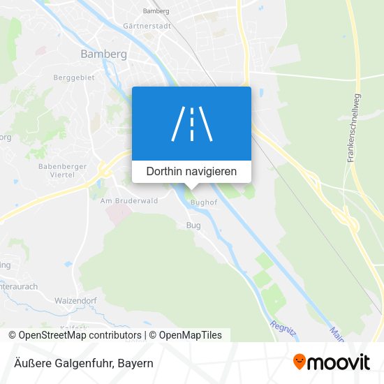 Äußere Galgenfuhr Karte