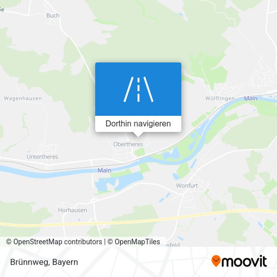 Brünnweg Karte