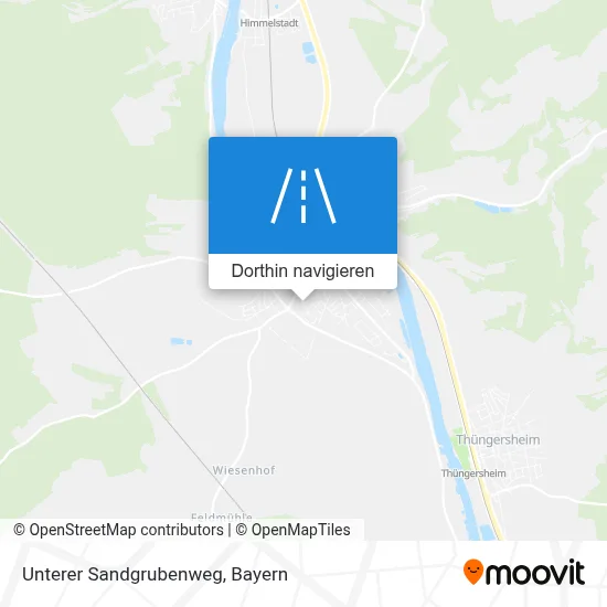 Unterer Sandgrubenweg Karte
