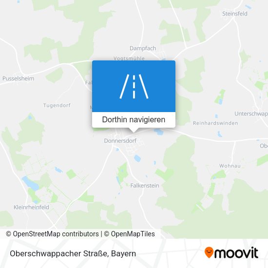 Oberschwappacher Straße Karte