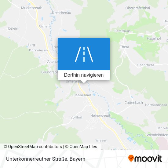 Unterkonnerreuther Straße Karte