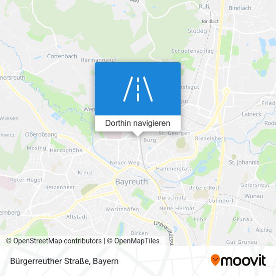 Bürgerreuther Straße Karte