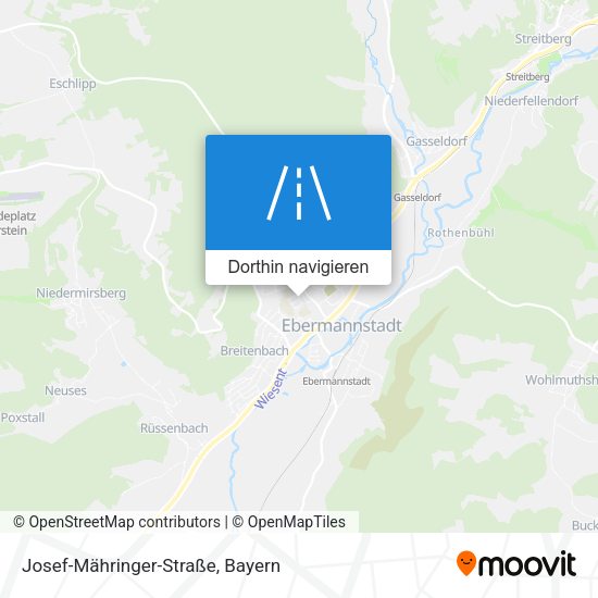Josef-Mähringer-Straße Karte