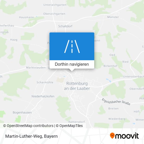 Martin-Luther-Weg Karte