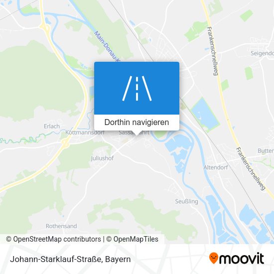 Johann-Starklauf-Straße Karte