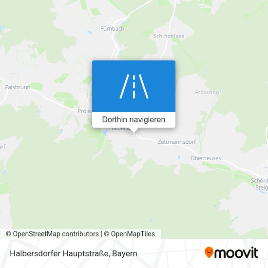 Halbersdorfer Hauptstraße Karte