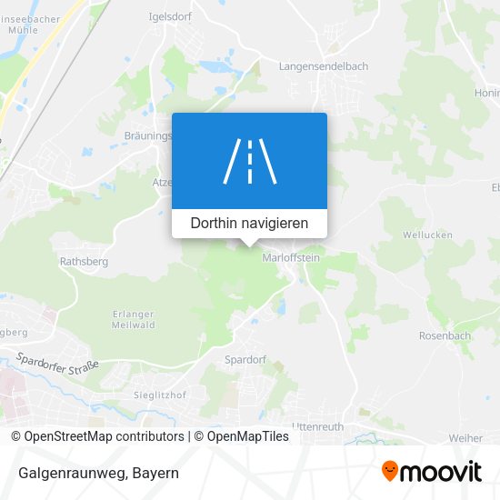 Galgenraunweg Karte