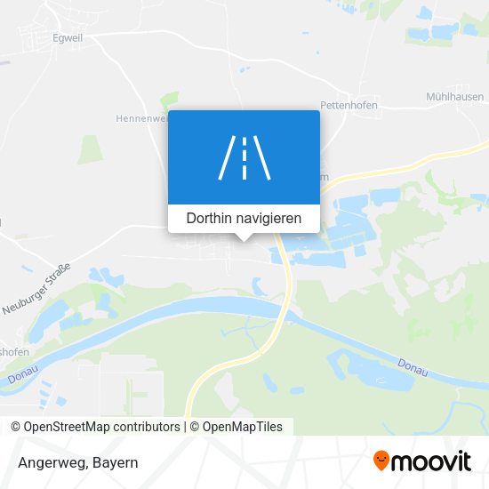 Angerweg Karte