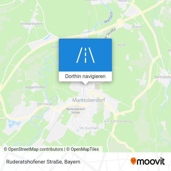 Ruderatshofener Straße Karte