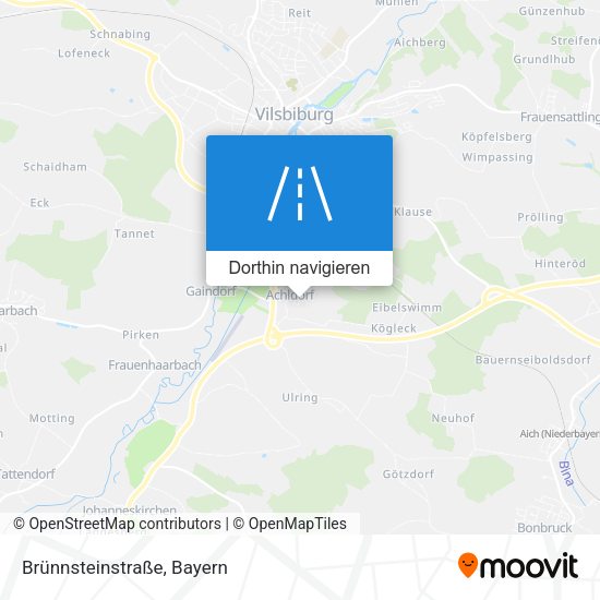 Brünnsteinstraße Karte