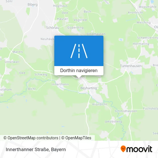 Innerthanner Straße Karte