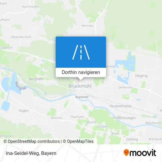 Ina-Seidel-Weg Karte