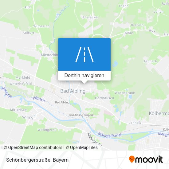 Schönbergerstraße Karte