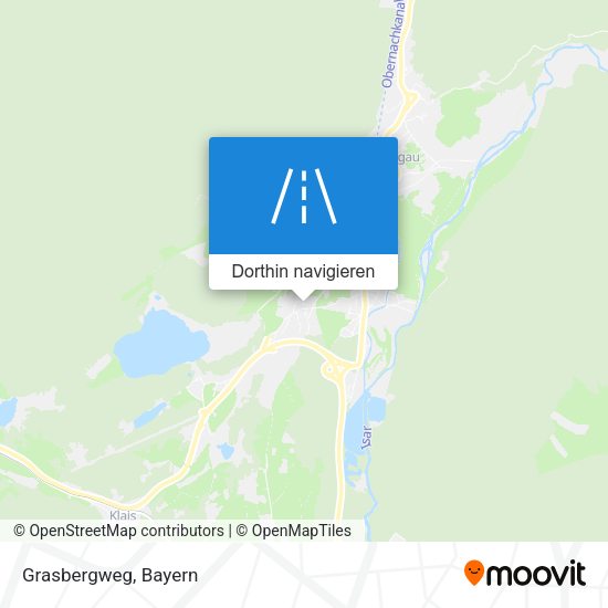 Grasbergweg Karte