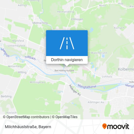 Milchhäuslstraße Karte