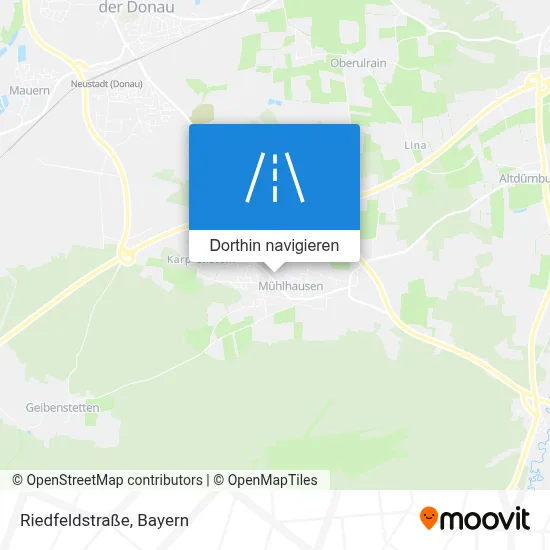 Riedfeldstraße Karte
