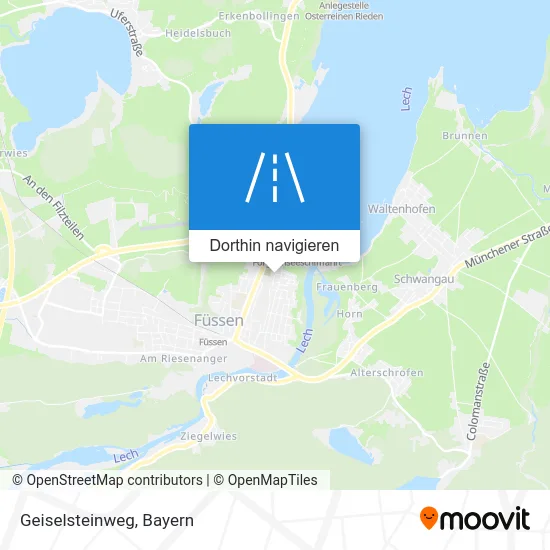 Geiselsteinweg Karte