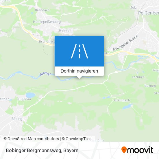 Böbinger Bergmannsweg Karte