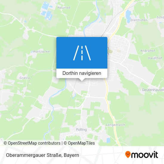Oberammergauer Straße Karte