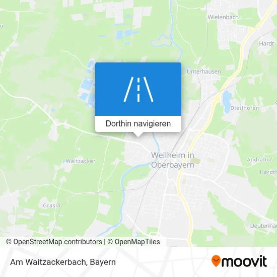 Am Waitzackerbach Karte